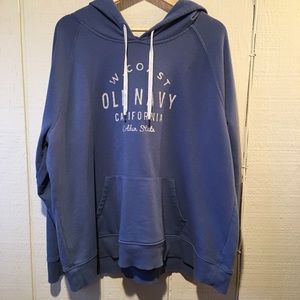 Old Navy Light Blue W. Coast Hoodie